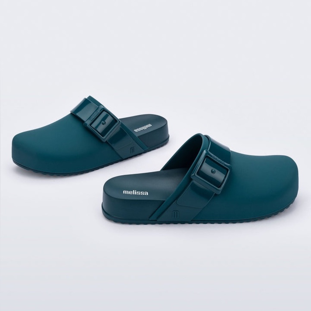 Melissa Teal Cozy Clog
